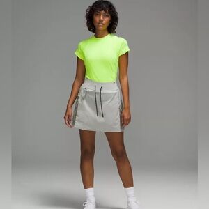 New with tag lululemon multi pocket cargo hiking skirt. Size 4.